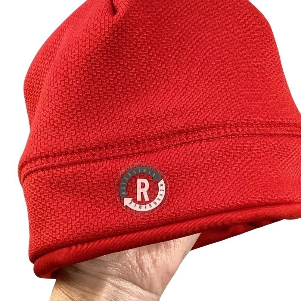Jacob Ash Boys Red Reversible Winter Beanie Hat, Never Worn - Picture 2 of 4